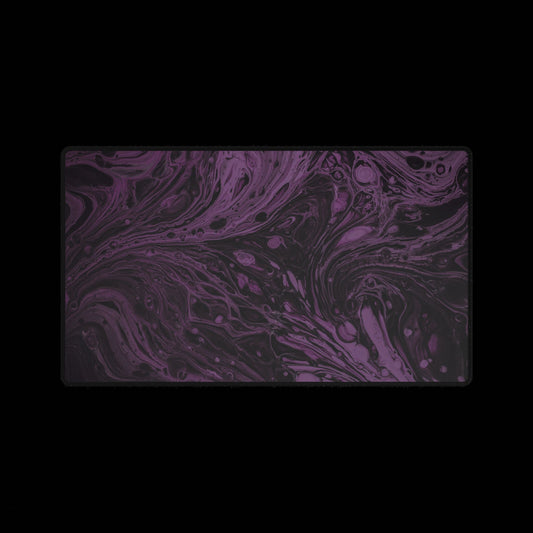 Purple Marble Desk Mat — Large Gaming desk mat
