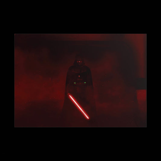 Dark Sith Knight Rolled Poster – Red Star wars themed
