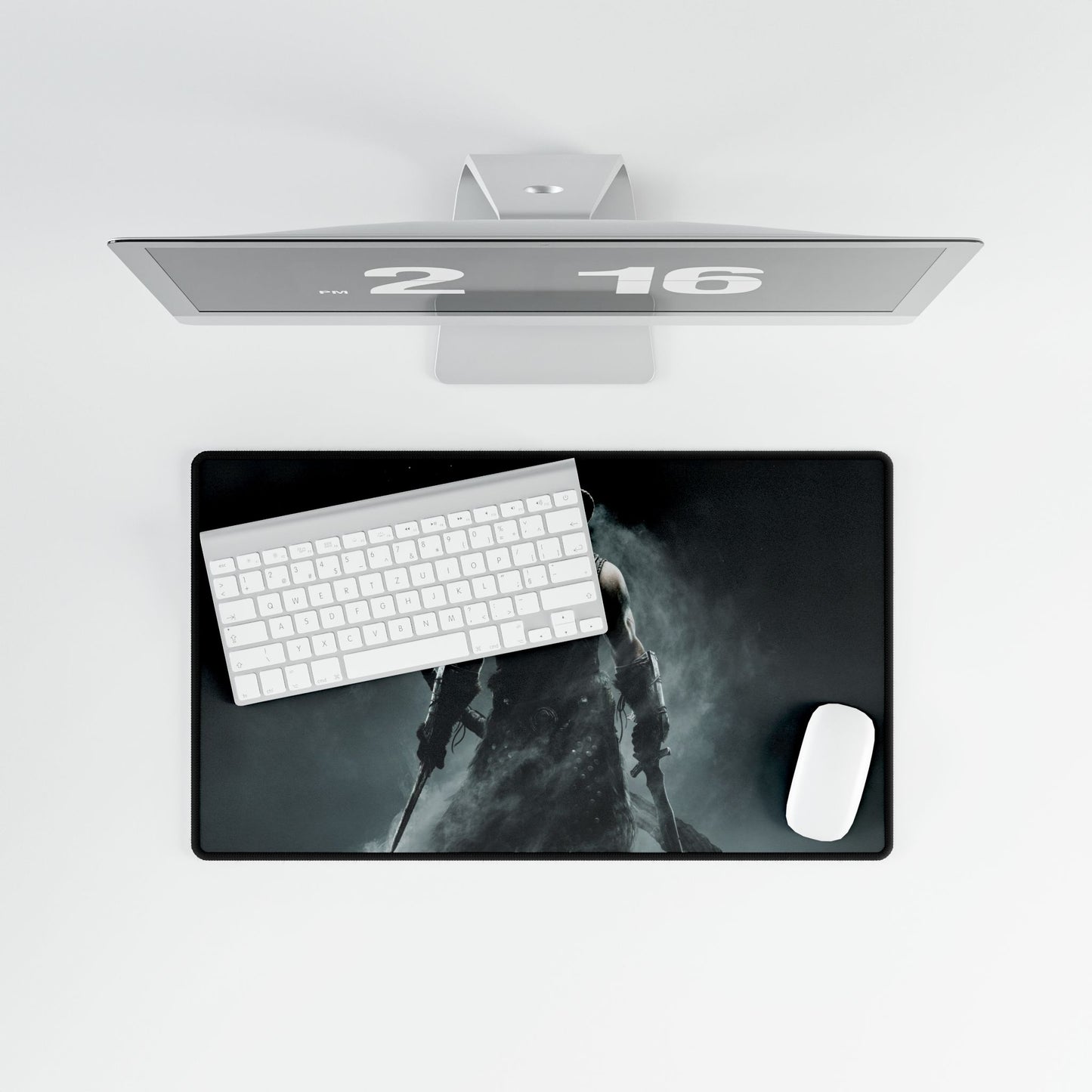 Skyrim The Elder scrolls Desk Mat — Dark Fantasy Gaming Mousepad for home offices or gaming desk