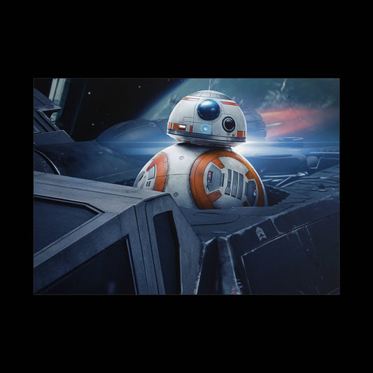 BB-8 Space Poster — StarWars themed wall poster medium/large