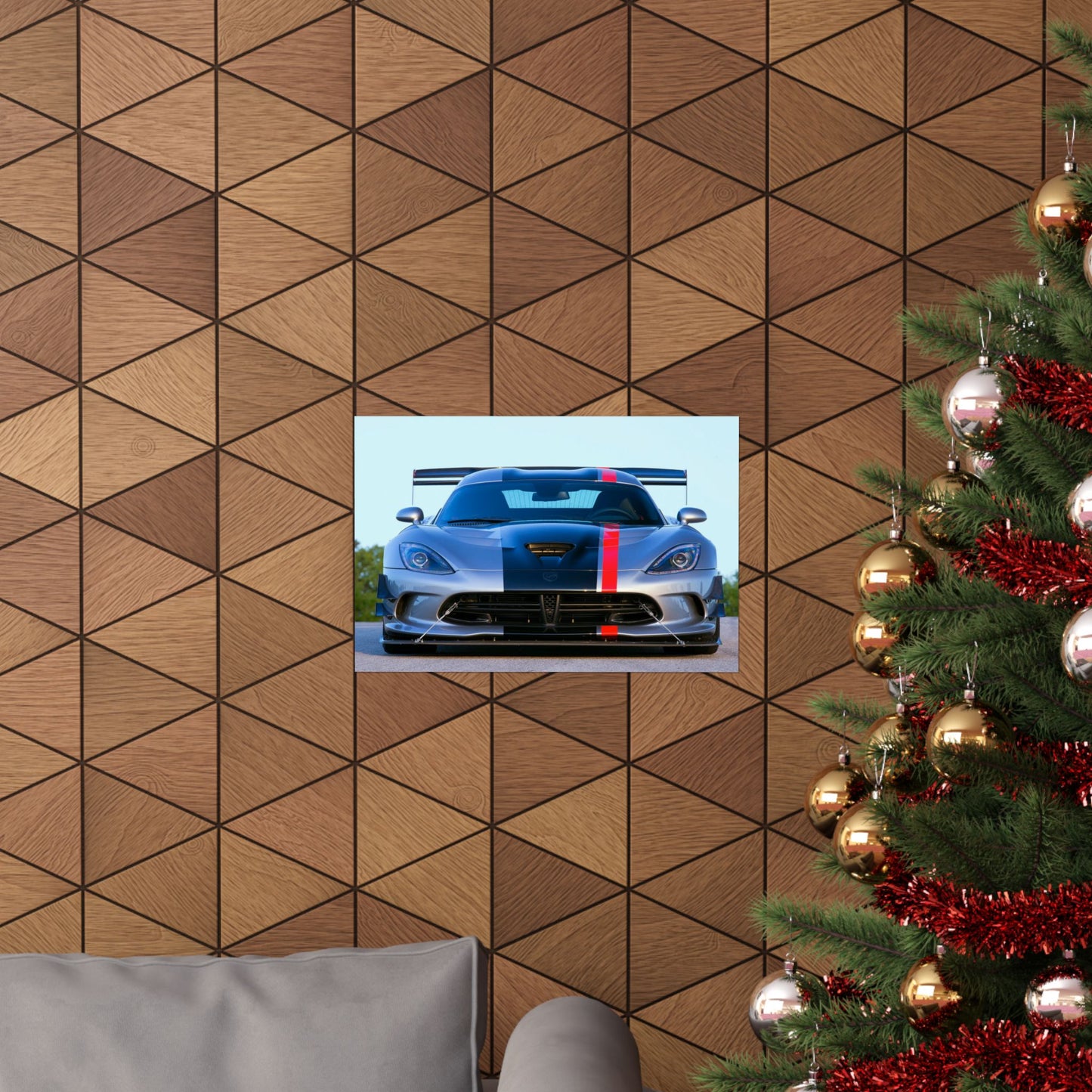 Dodge Viper ACR Front-View Matte Poster — Racing Car Wall Art