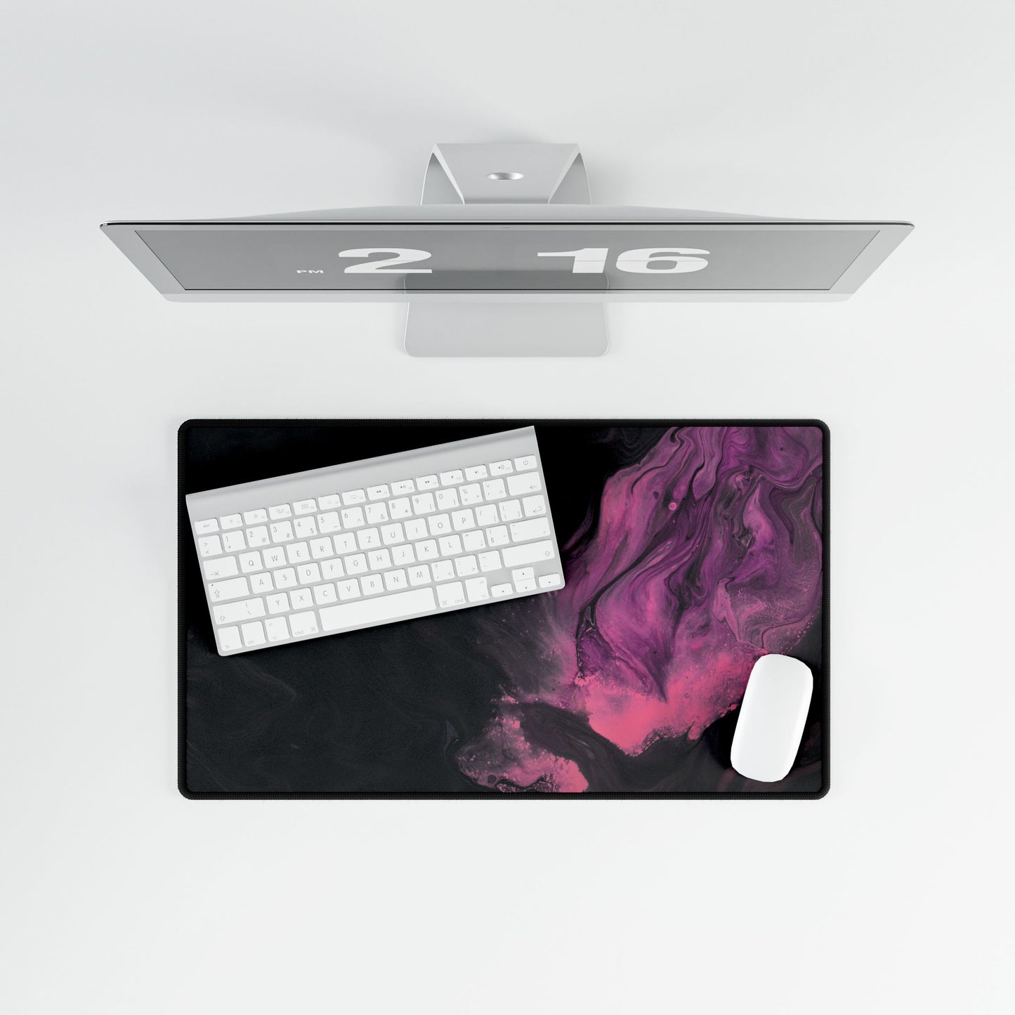 Pink Nebula Desk Mat – Large Gaming/Office Mouse Pad