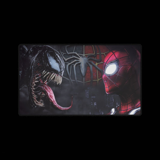 Spider-Man vs Venom Desk Mat — Large Gaming/Office Mouse Pad