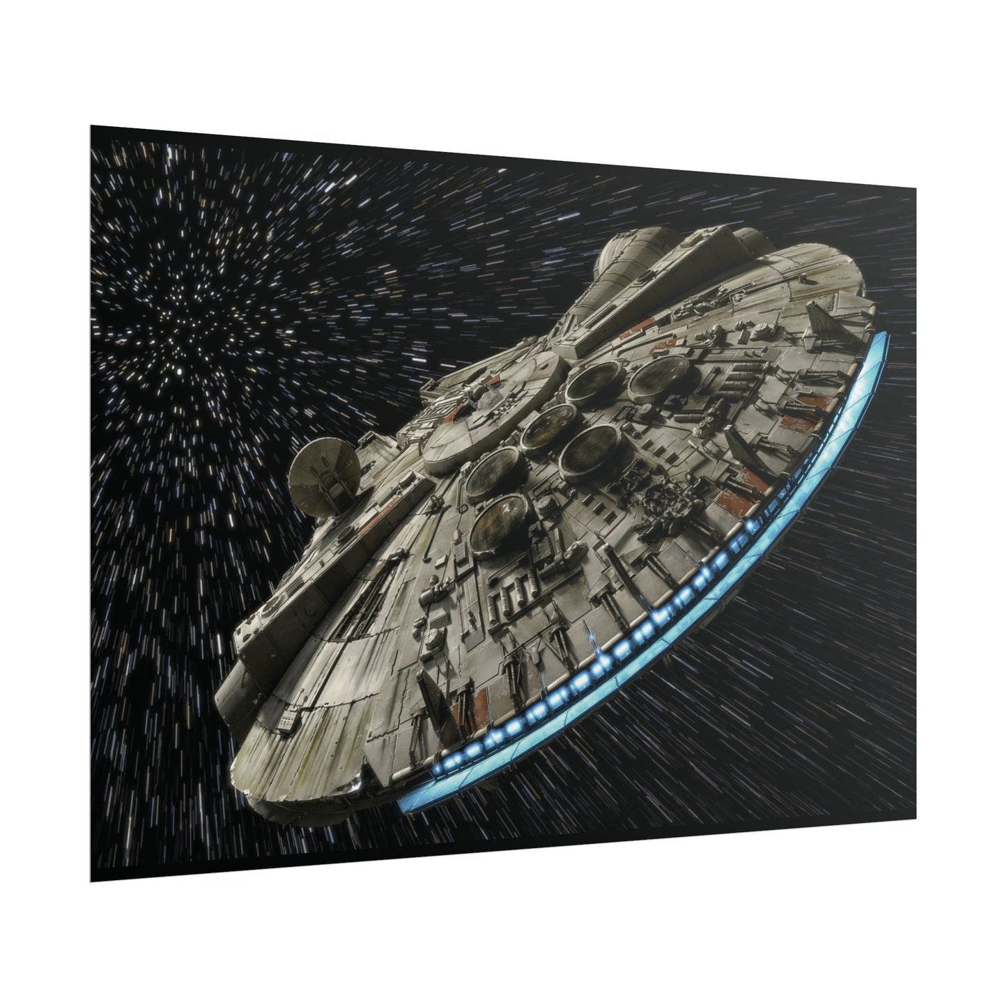 Millennium Falcon Space Poster — StarWars wall art
