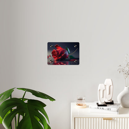 Red Rose Acrylic Wall Art Panel — Romantic Floral Decor for Home & Valentine's Day perfect valentines day gift for Her