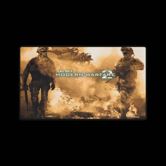 Modern Warfare II Gaming Desk Mat — Call of Duty Soldiers Battlefield Design for gamers and office workers