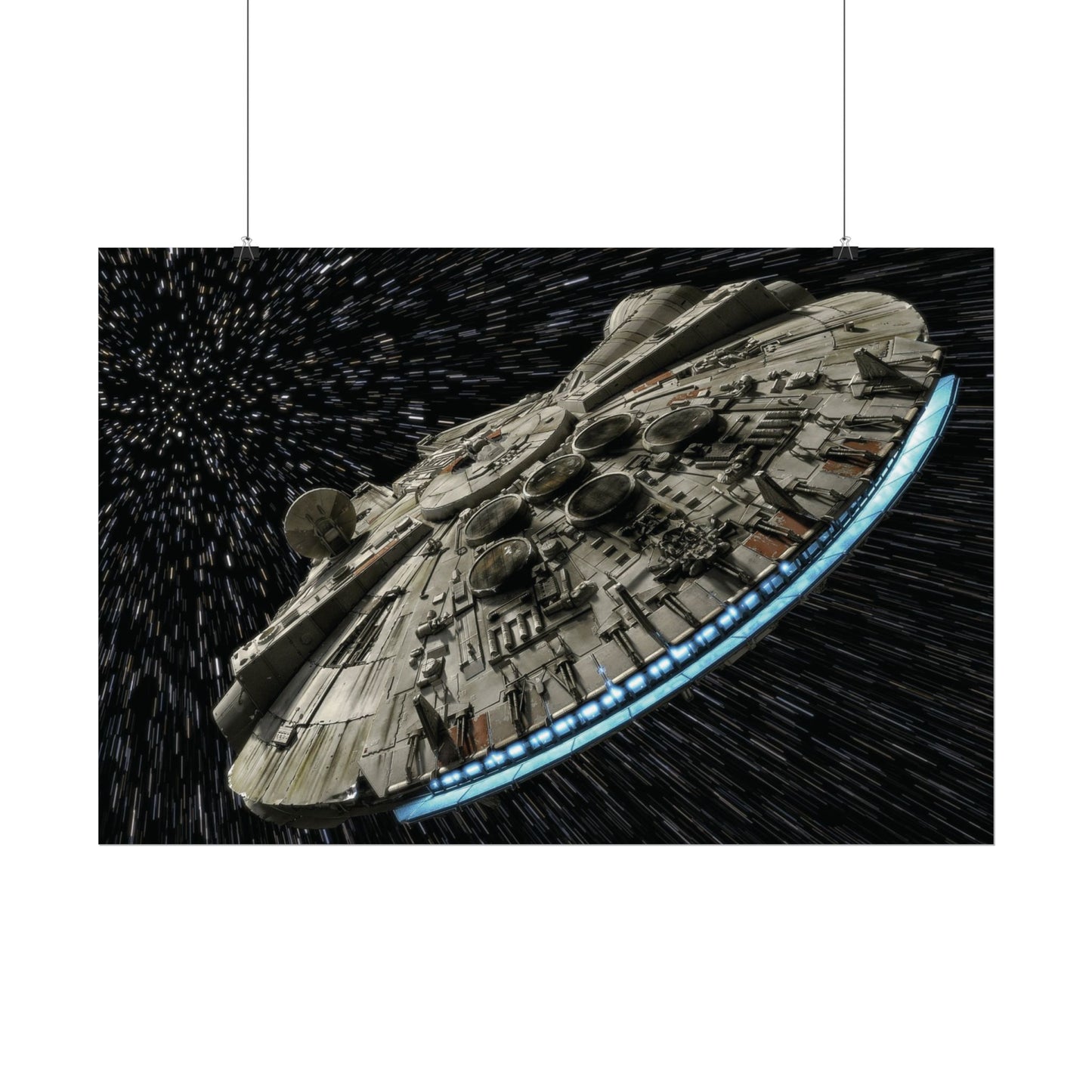 Millennium Falcon Space Poster — StarWars wall art