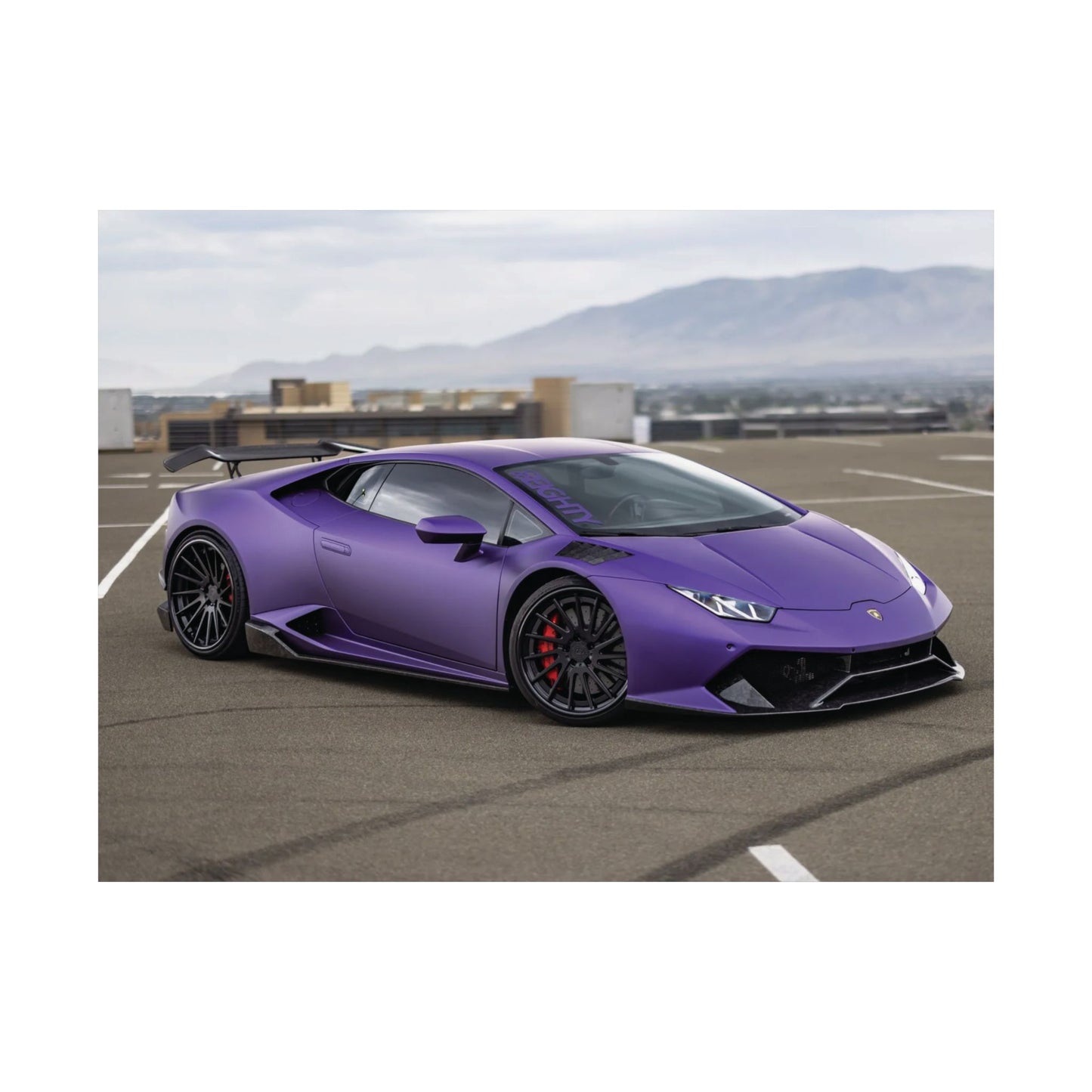 lamborghini huracan Matte Poster — Horizontal Automotive Wall Art for car enthuseists
