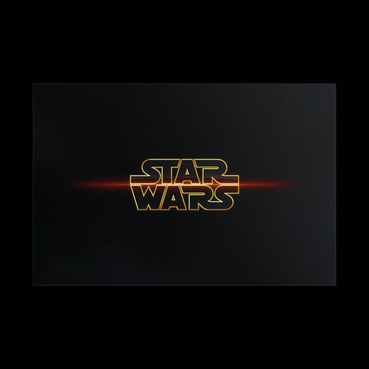 Star Wars Logo Rolled Poster — medium/large