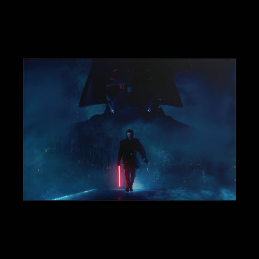 Anakin skywalker/Darth Vader cinematic Starwars (Rolled Poster)