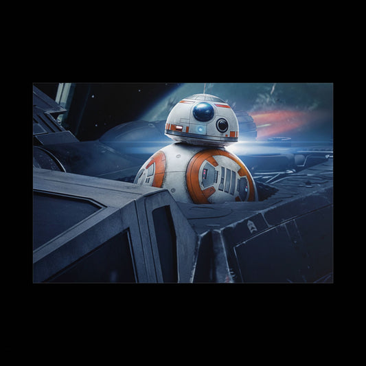 BB-8 Space Poster — StarWars themed wall poster medium/large