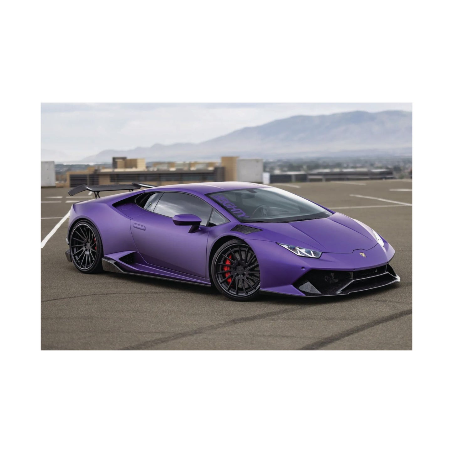 lamborghini huracan Matte Poster — Horizontal Automotive Wall Art for car enthuseists