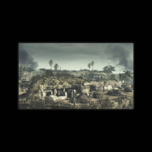 Custom Call of Duty Gaming Mouse Pad multiplayer map "CLIFFSIDE" War Themed mouse pad - perfect for gamers and office workers