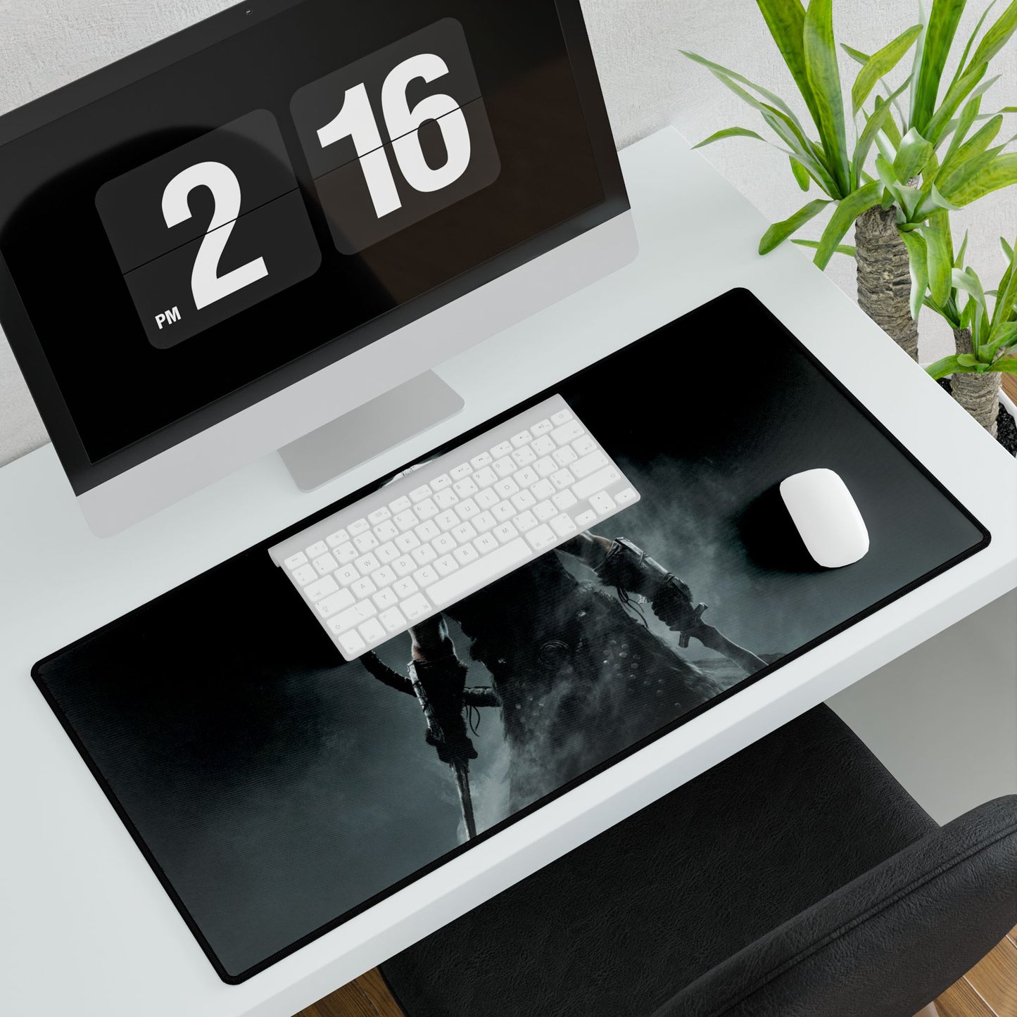 Skyrim The Elder scrolls Desk Mat — Dark Fantasy Gaming Mousepad for home offices or gaming desk