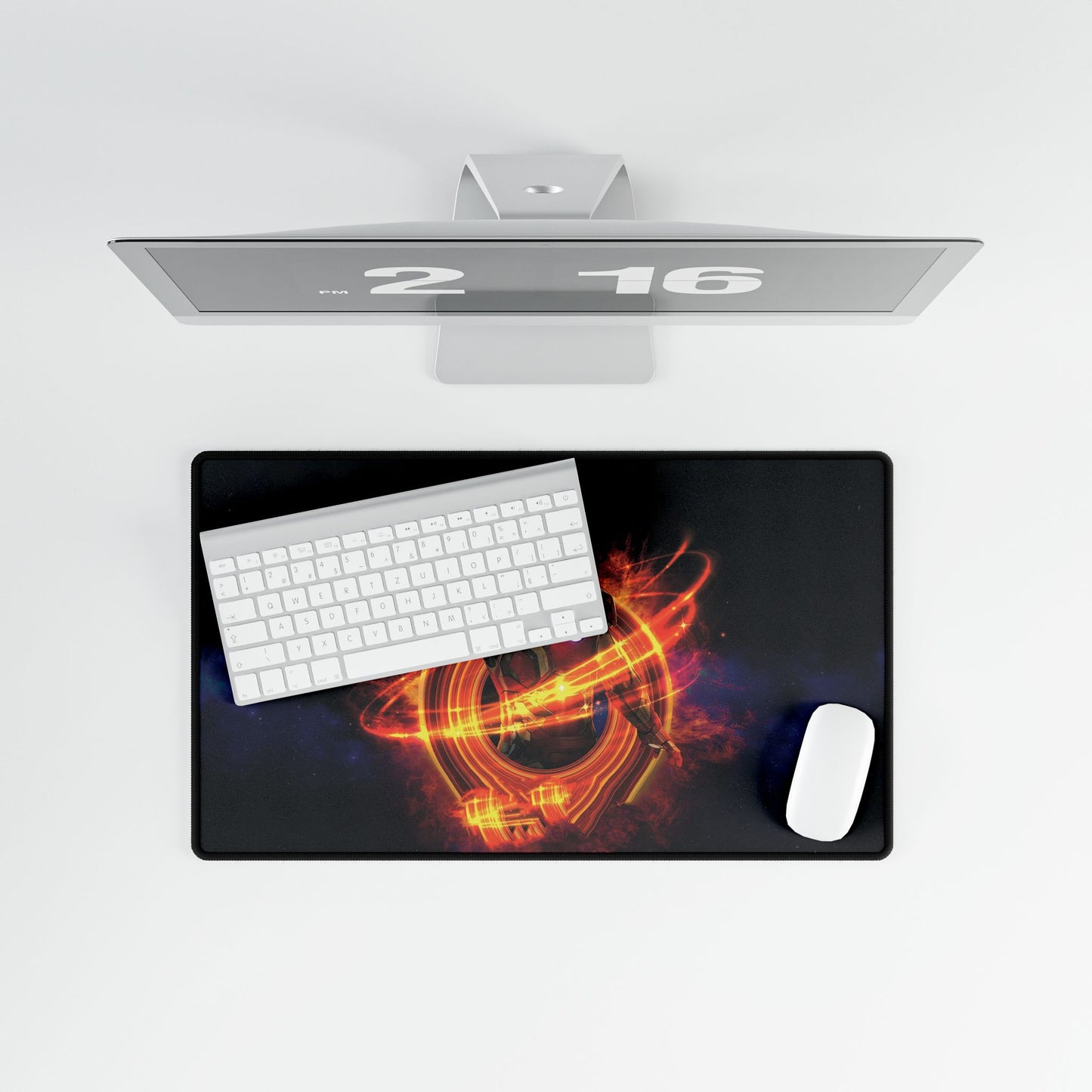 Marvel Iron Man themed desk mat, perfect for gamers and Anime lovers