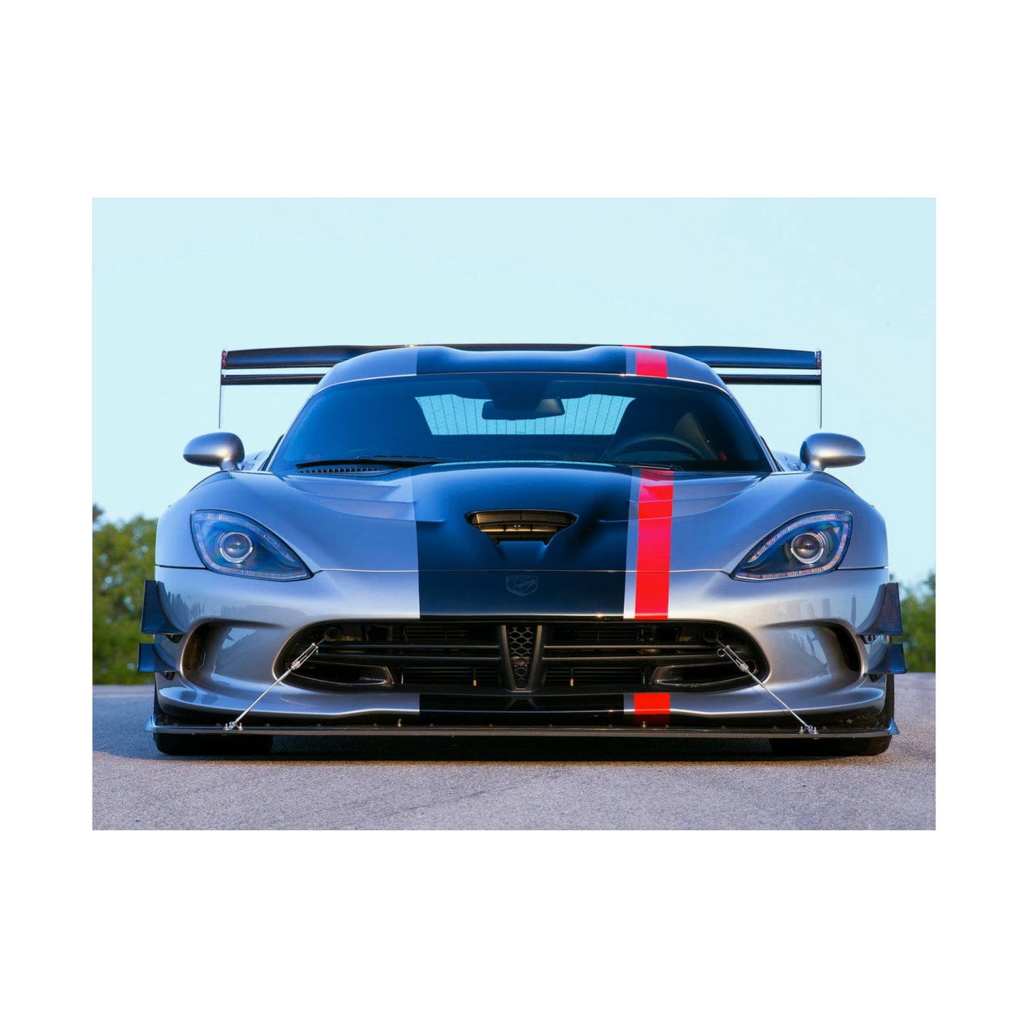 Dodge Viper ACR Front-View Matte Poster — Racing Car Wall Art