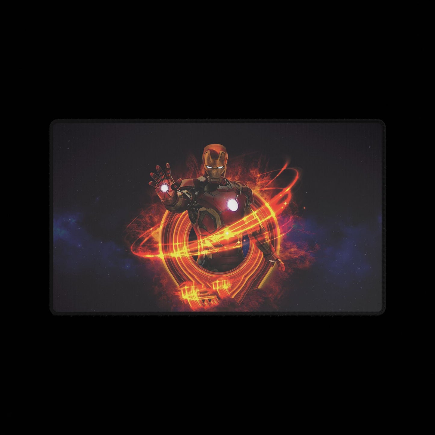 Marvel Iron Man themed desk mat, perfect for gamers and Anime lovers