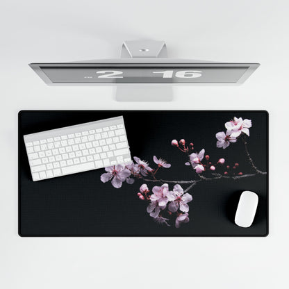 Cherry Blossom Desk Mat — Floral Gaming/Office Mouse Pad