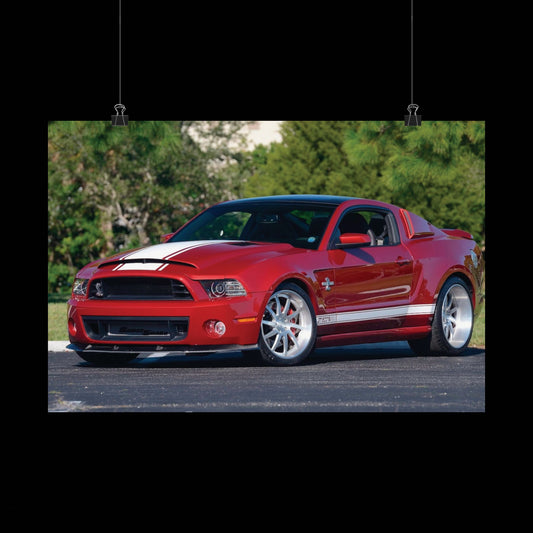 2013 ford mustang shelby gt500 Horizontal Posters perfect gift for car enthuseists
