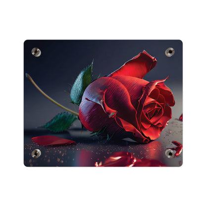 Red Rose Acrylic Wall Art Panel — Romantic Floral Decor for Home & Valentine's Day perfect valentines day gift for Her