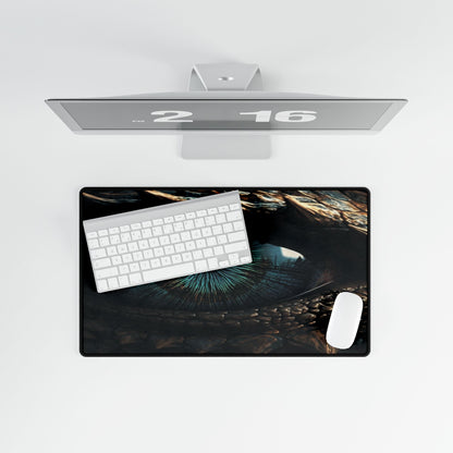 Dragon Eye Desk Mat — Large Gaming Mousepad with Fantasy Eyeball Design