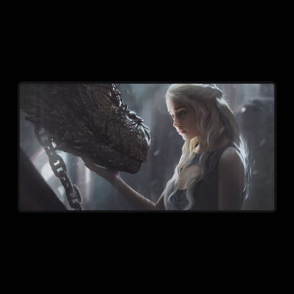 Game of thrones dragon desk mat for gamers
