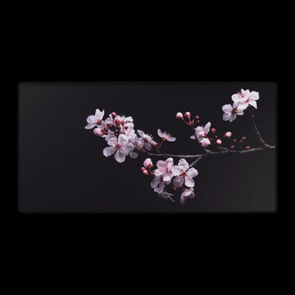 Cherry Blossom Desk Mat — Floral Gaming/Office Mouse Pad