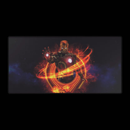 Marvel Iron Man themed desk mat, perfect for gamers and Anime lovers