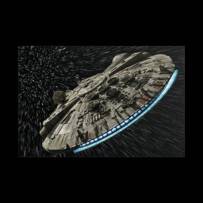Millennium Falcon Space Poster — StarWars wall art