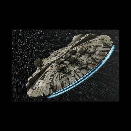 Millennium Falcon Space Poster — StarWars wall art