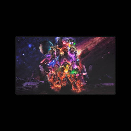Marvel Heroes/villian Gaming Desk Mat — Epic Space Battle Mousepad