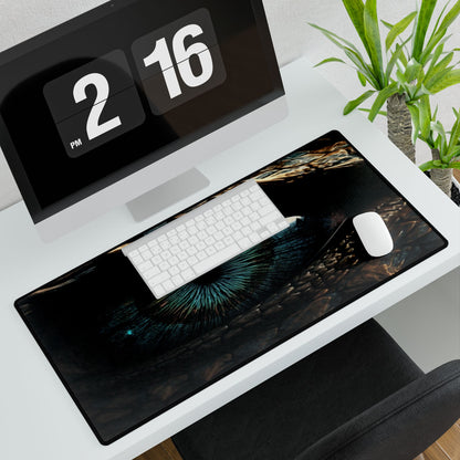 Dragon Eye Desk Mat — Large Gaming Mousepad with Fantasy Eyeball Design