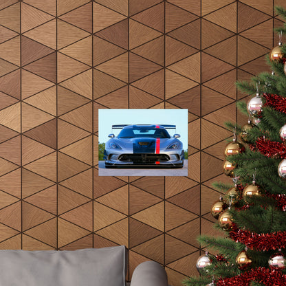 Dodge Viper ACR Front-View Matte Poster — Racing Car Wall Art