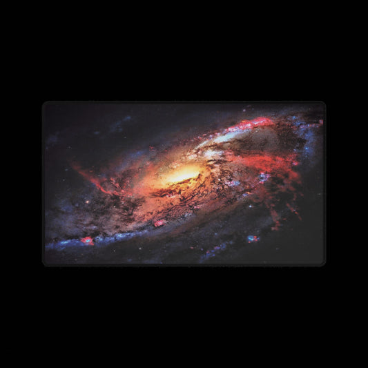 Galaxy swirl Desk Mat — Large Space-Themed Mousepad