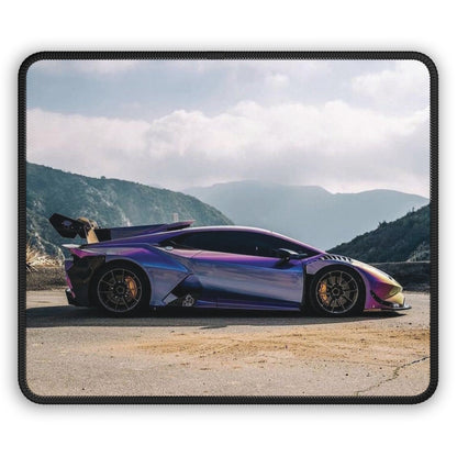 lamborghini huracan Supercar Racing Mouse Pad — Iridescent Sports Car Desk Mat for Gamers & Racing Fans