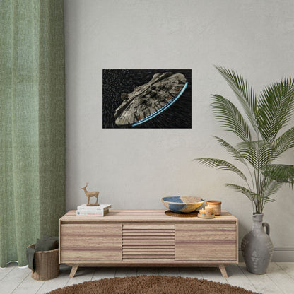 Millennium Falcon Space Poster — StarWars wall art