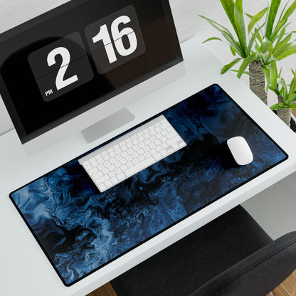 Blue Marble Large Desk Mat — Extended Gaming desk mat