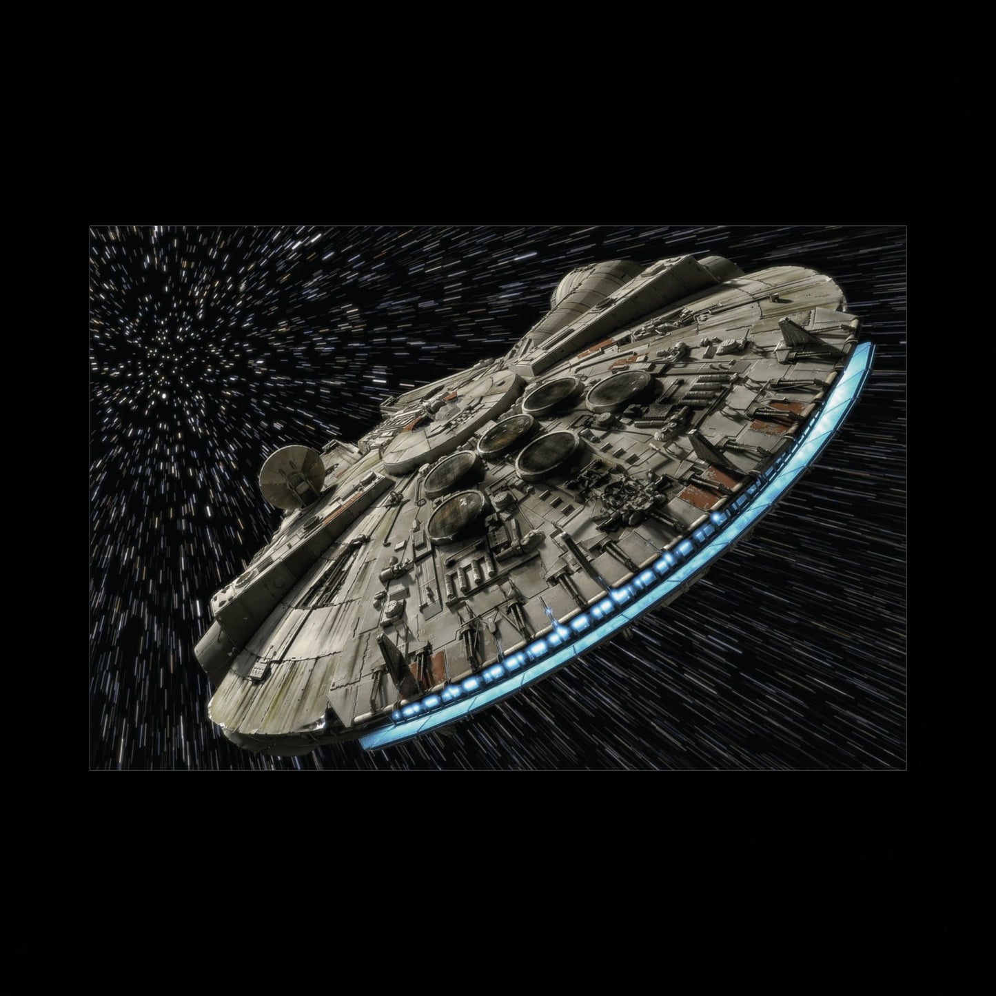 Millennium Falcon Space Poster — StarWars wall art