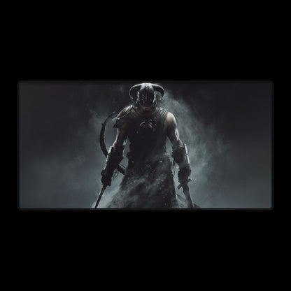Skyrim The Elder scrolls Desk Mat — Dark Fantasy Gaming Mousepad for home offices or gaming desk