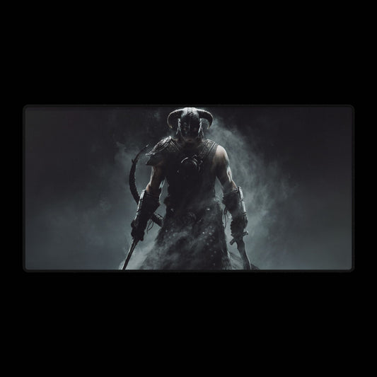 Skyrim The Elder scrolls Desk Mat — Dark Fantasy Gaming Mousepad for home offices or gaming desk