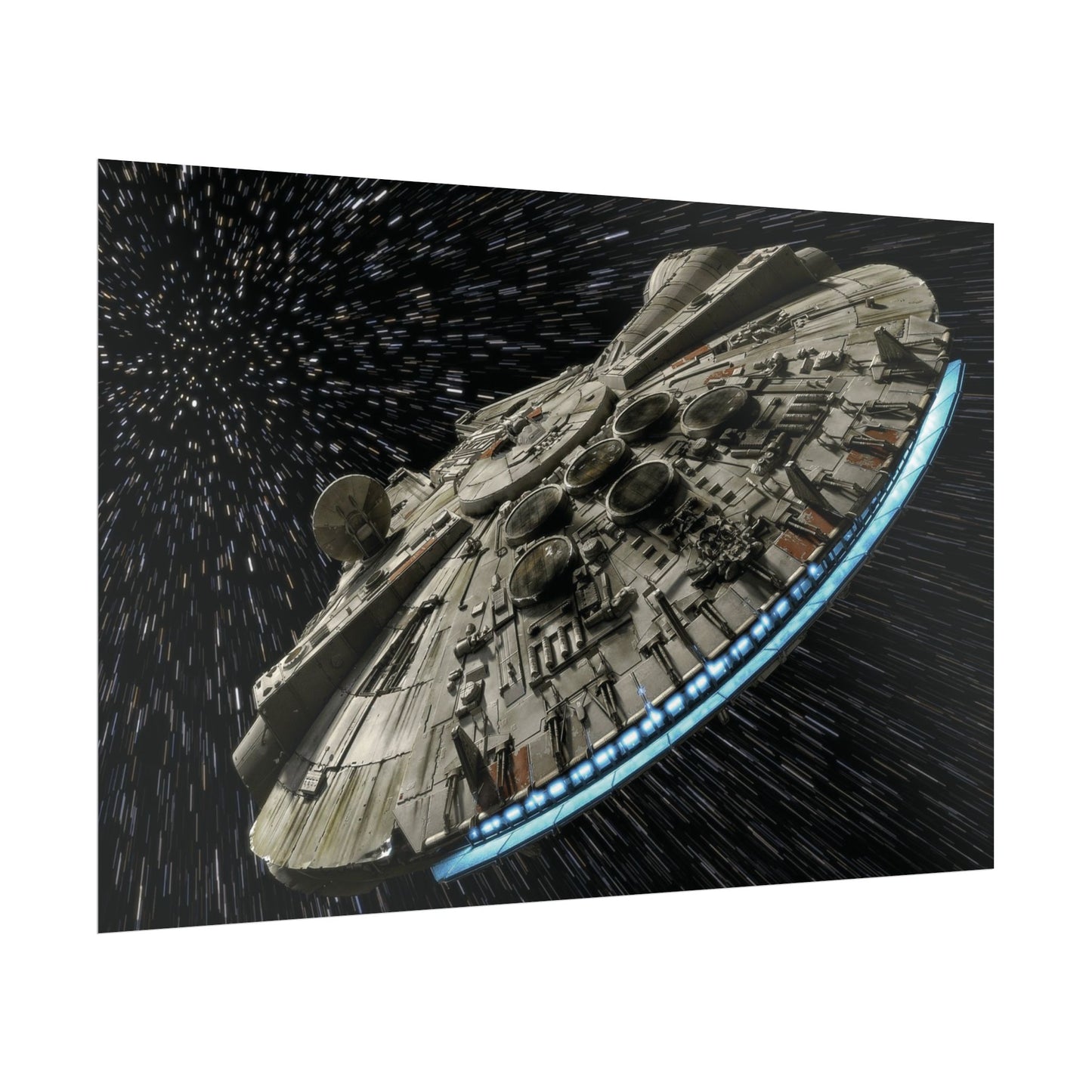 Millennium Falcon Space Poster — StarWars wall art