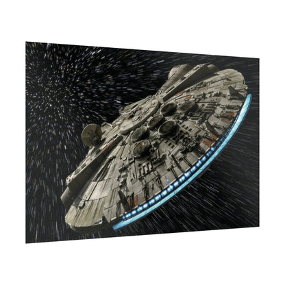 Millennium Falcon Space Poster — StarWars wall art