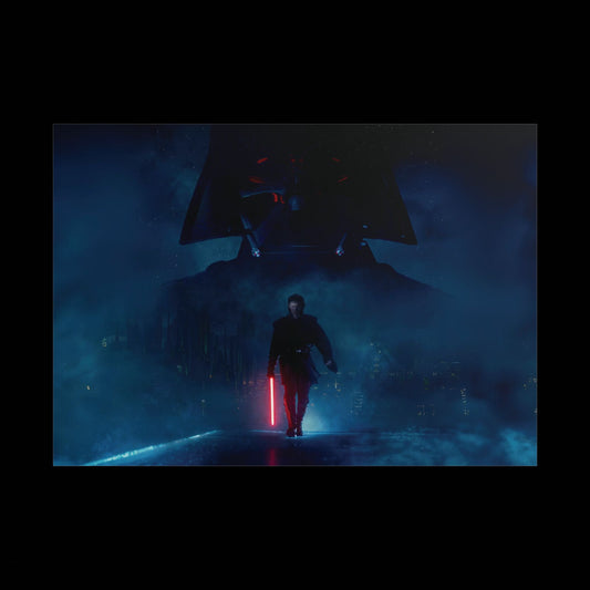 Anakin skywalker/Darth Vader cinematic Starwars (Rolled Poster)