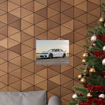 Dodge Charger SRT Hellcat Poster — Matte Horizontal Car Wall Art