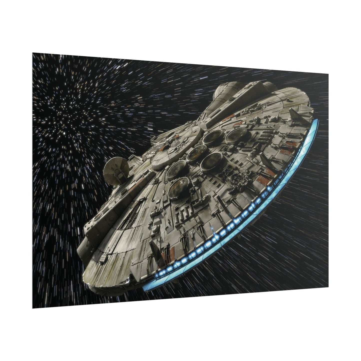 Millennium Falcon Space Poster — StarWars wall art
