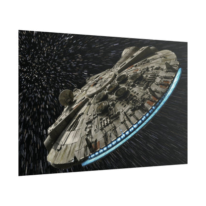 Millennium Falcon Space Poster — StarWars wall art