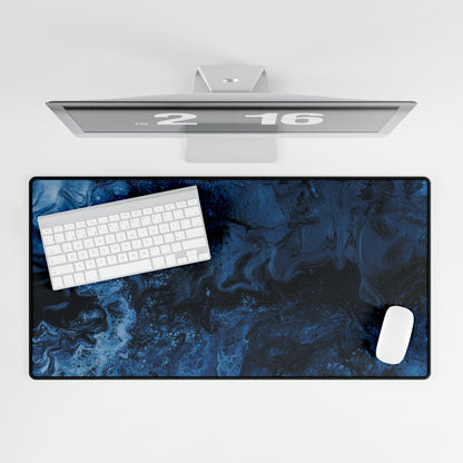Blue Marble Large Desk Mat — Extended Gaming desk mat