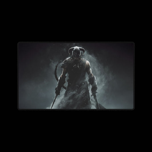 Skyrim The Elder scrolls Desk Mat — Dark Fantasy Gaming Mousepad for home offices or gaming desk