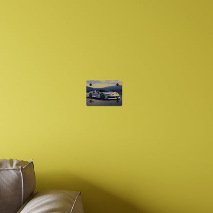 Ferrari sf90 Acrylic Wall Art Panel – High-Gloss Supercar Print for Garage, Man Cave, or Office