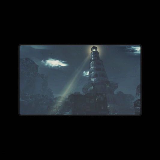 Call of Duty black ops 1 zombies mouse pad "CALL OF THE DEAD" Lighthouse Ruins Desk Mat — Atmospheric Dark Fantasy Gaming Mousepad